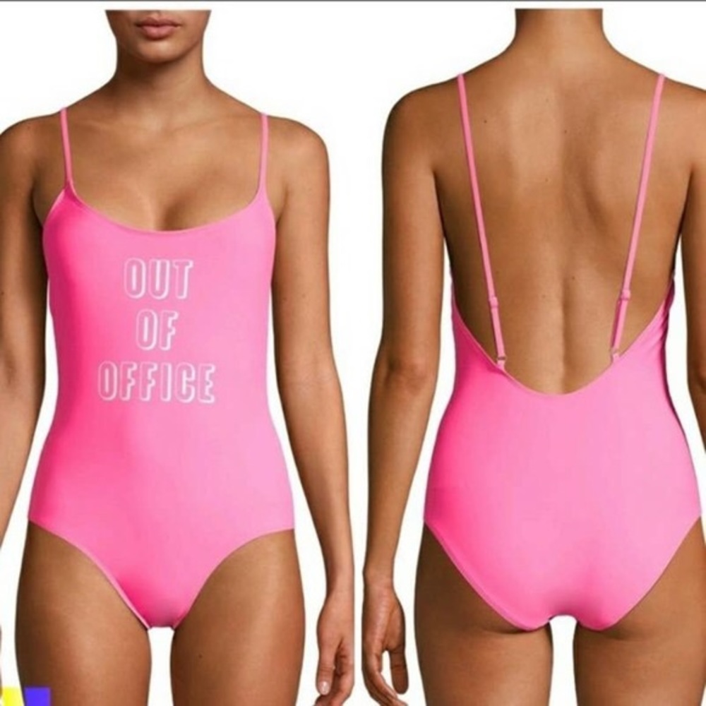 NWOT No Boundaries Hot Pink Out Of Office Swimsuit